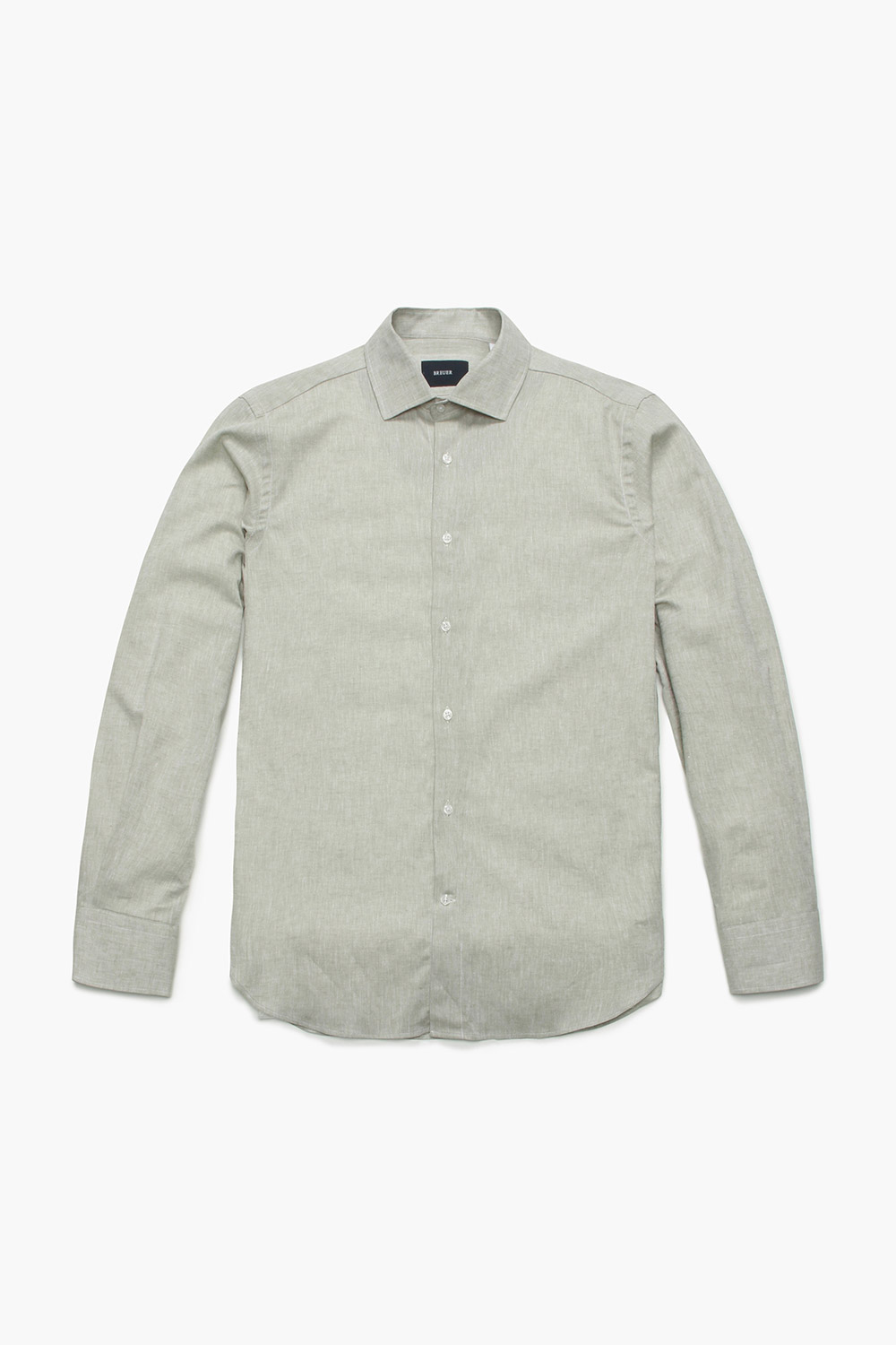 린넨 혼방 베이직 801 라이트그린 셔츠