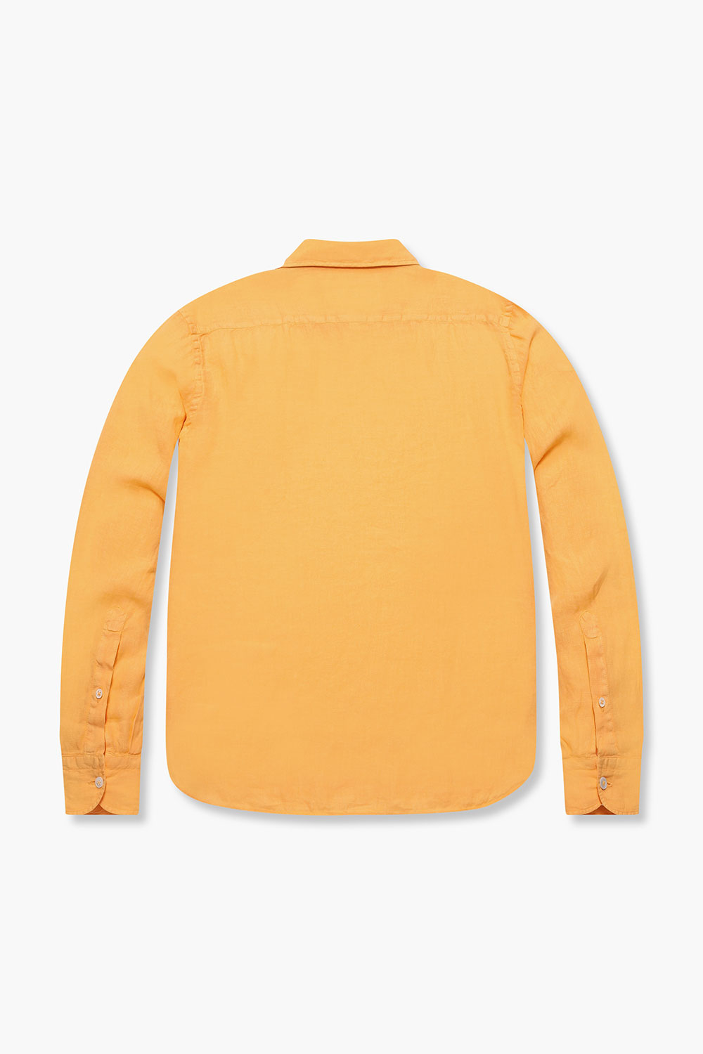 린넨 베이직 107 오렌지 셔츠