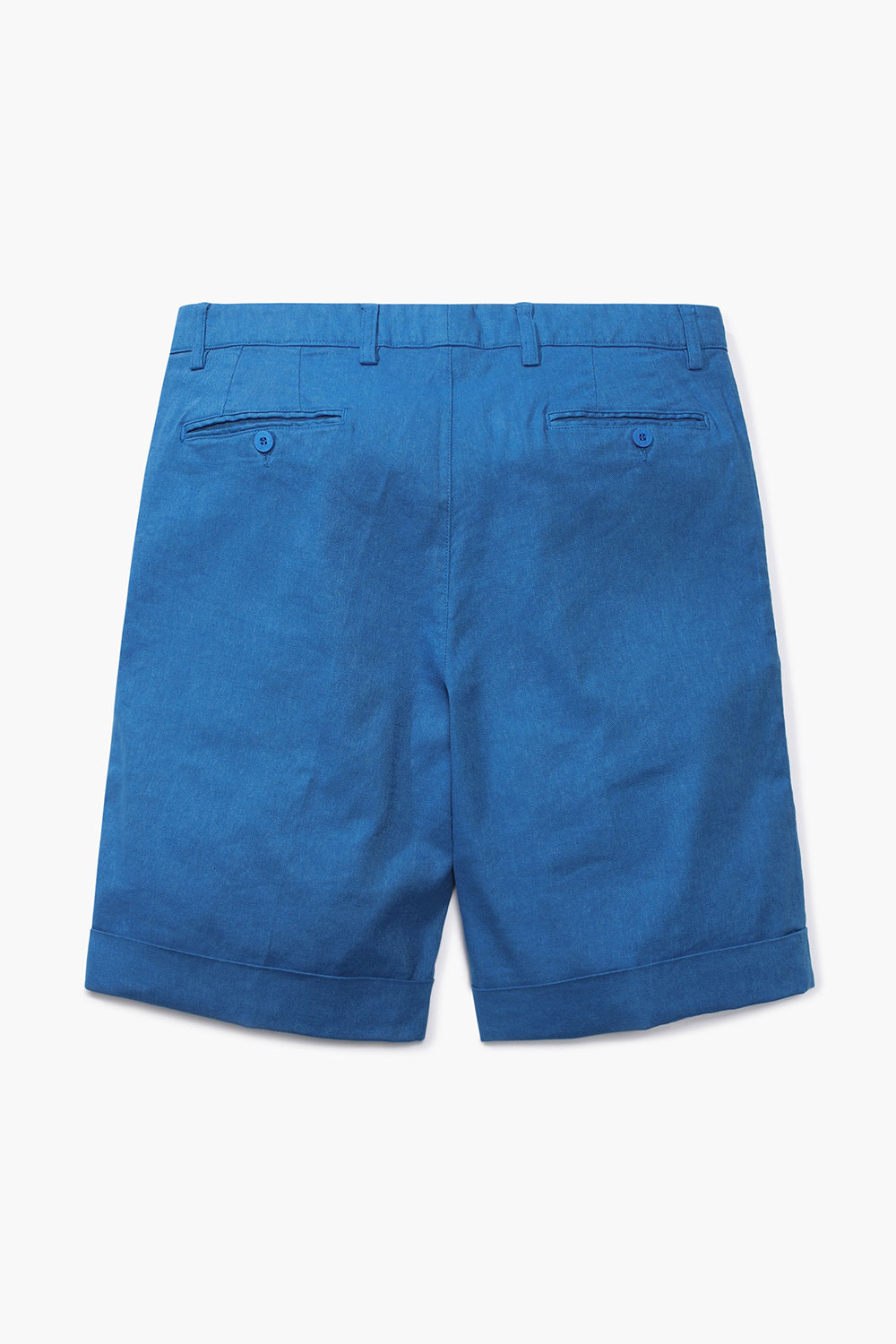 린넨 혼방 베이직 851 블루 쇼츠