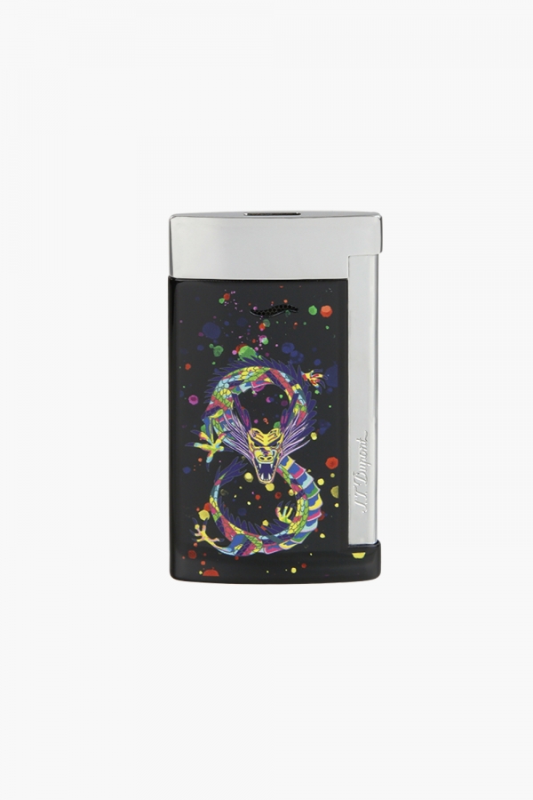 24 드래곤 슬림7 라이터 블랙/크롬 CA27777Z